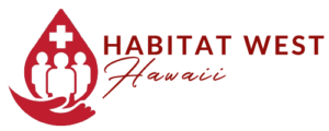 The official Habitat for Humanity West Hawaii logo.