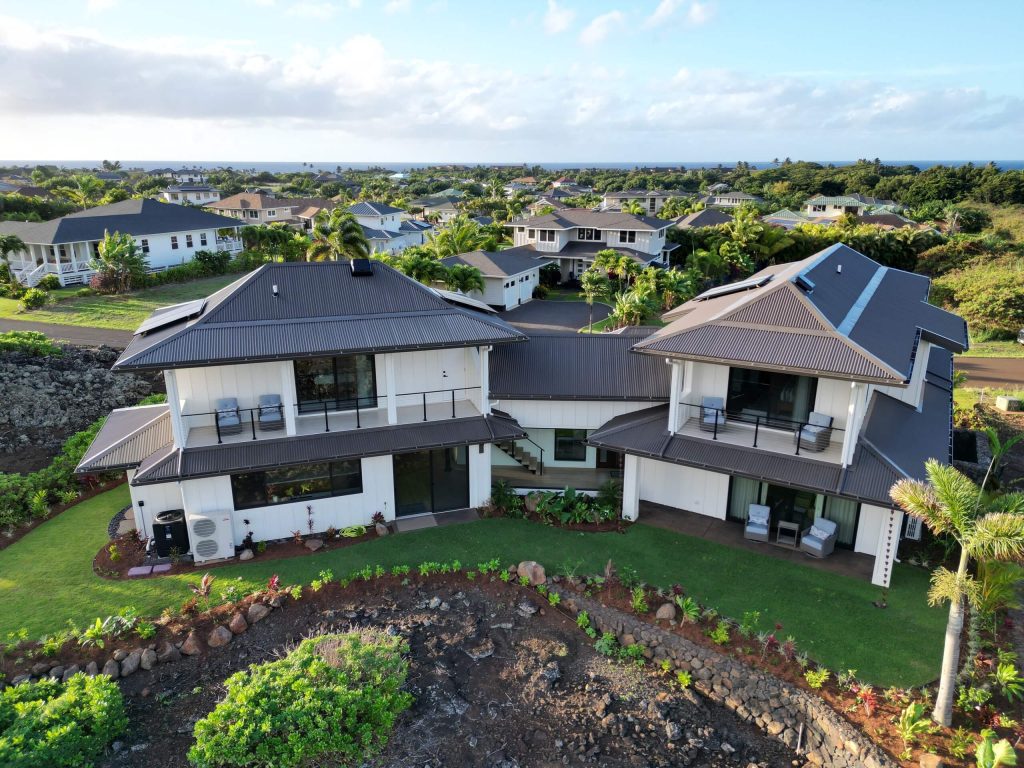 large metal roof house