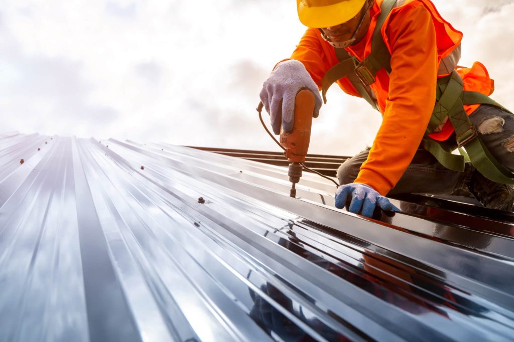 A image of a kokua roofing worker on a job site.