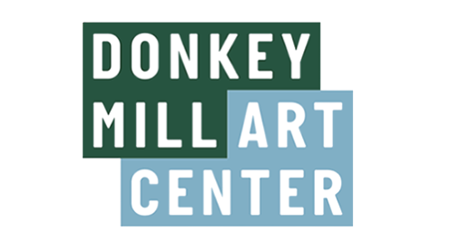 The official donkey mill art center logo.